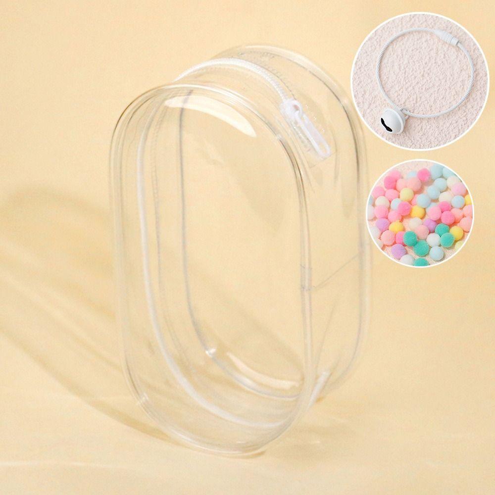 Hairball Doll Storage Pouch With Bell Keychain Outdoor Doll Display Bag  Doll Accessories