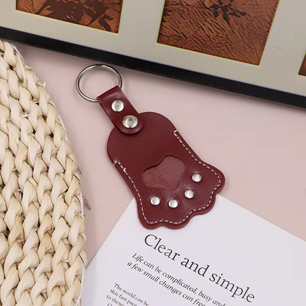 Hair Grooming Pet Hair Memorial Keychain DIY Handmade Paw Shape Keyring  Hanging Accessory