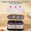 Stainless Steel Egg Cooker With Auto Shut Rapid Eggs Cooker Electric 6 Egg Capacity Boiled Corn And Potatoes Egg Boiler