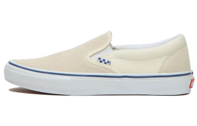 Слипоны для скейтборда Vans  Шахматка - Кремовый  VN0A5FCAOFW 38.5