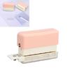 6 Hole Paper Puncher Portable Cute   ABS Manual   7mm Punching Depth Desktop Punch Puncher for