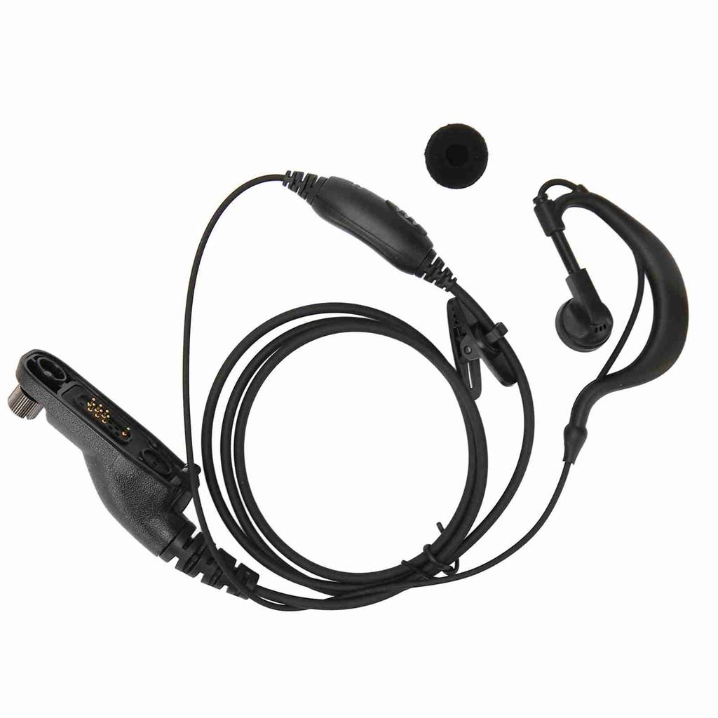 G Shape Headset with PTT Mic Clear Sound Quality 2 Way Radio Earphone for MOTOROLA XPR6000