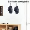 3pcs Wall Mounted Hat Storage Rack Carbon Steel Display Stand for Baseball Caps Convenient Hat Holder Caps Organizer