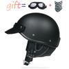 Retro Motorcycle Half Helmet Man Women Casco Moto Motocross Safety Cap Four Seasons Japanese Electric Motorbike Open Face Helmet