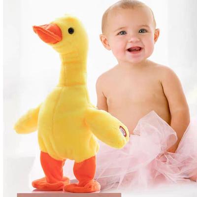 138 Music Walking Plush Duck Multifunctional Singing Duck Baby Toy Cute Talking Duck Toy  Baby Toys