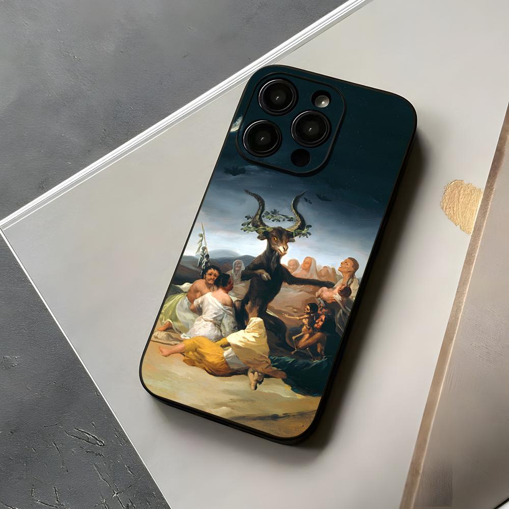 Spain Francisco Goya Art Phone Case For Iphone 15 16 12 14 Se 2020 2022 Pro Excellent Max 11 13 Xr X Xs Plus Funda Shell Cover