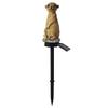 Pastoral Style Courtyard Decor Solar Meerkat Garden Light, Outdoor Waterproof LED Light with Stake, Resin Animal Yard Ornaments Cute Lamp for Walkway