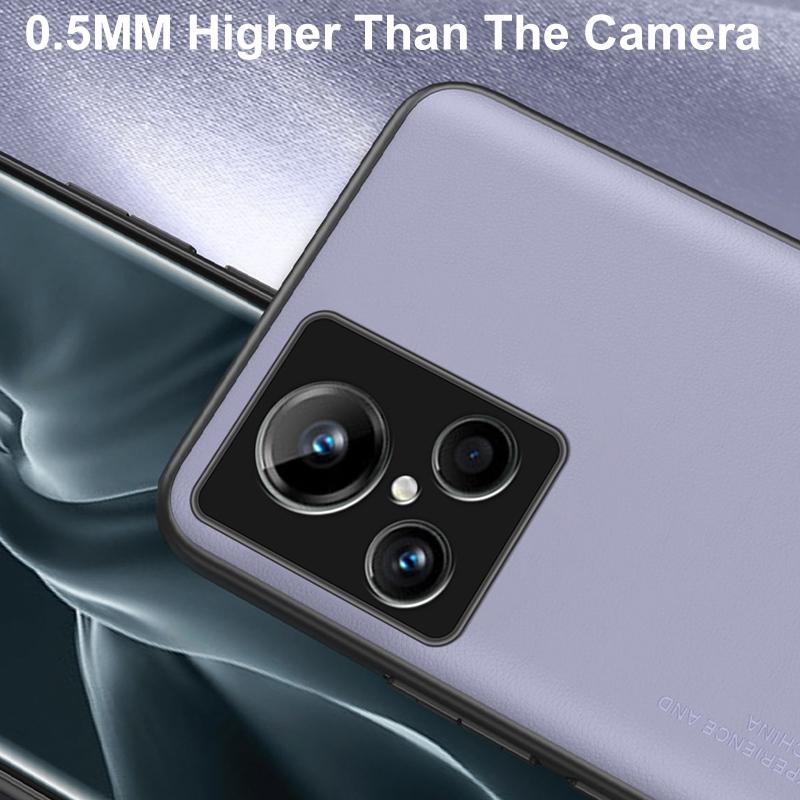 Luxury Leather Phone Case For Realme GT 2 GT2 Master Explorer Edition Cover Silicone Case For Realme GT Neo 2 2T 3 3T GT2 Pro
