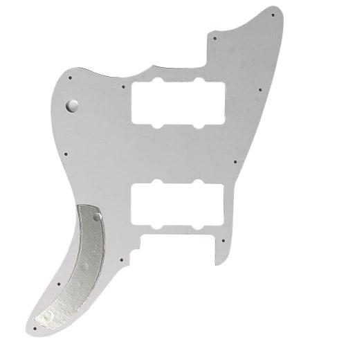 Guitar Pickguard for Squier Affinity Jazzmaster Guitar Pickguard Scratch Plate (3-Ply White)