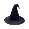 Star Wizard Cap Velvet Halloween Cap Easy To Storage Halloween Witch Hat  Children
