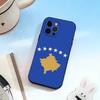 K-Kosovo Flag Map  Phone Case Silicone Soft For IPhone 17 16 15 14 13 12 11 X XR Plus Pro Max Plus