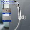 Shower Head Holder Transparent Hole Free Non Destructive Installation Adjustable Design Suspended Shower Stand Bathroon Parts