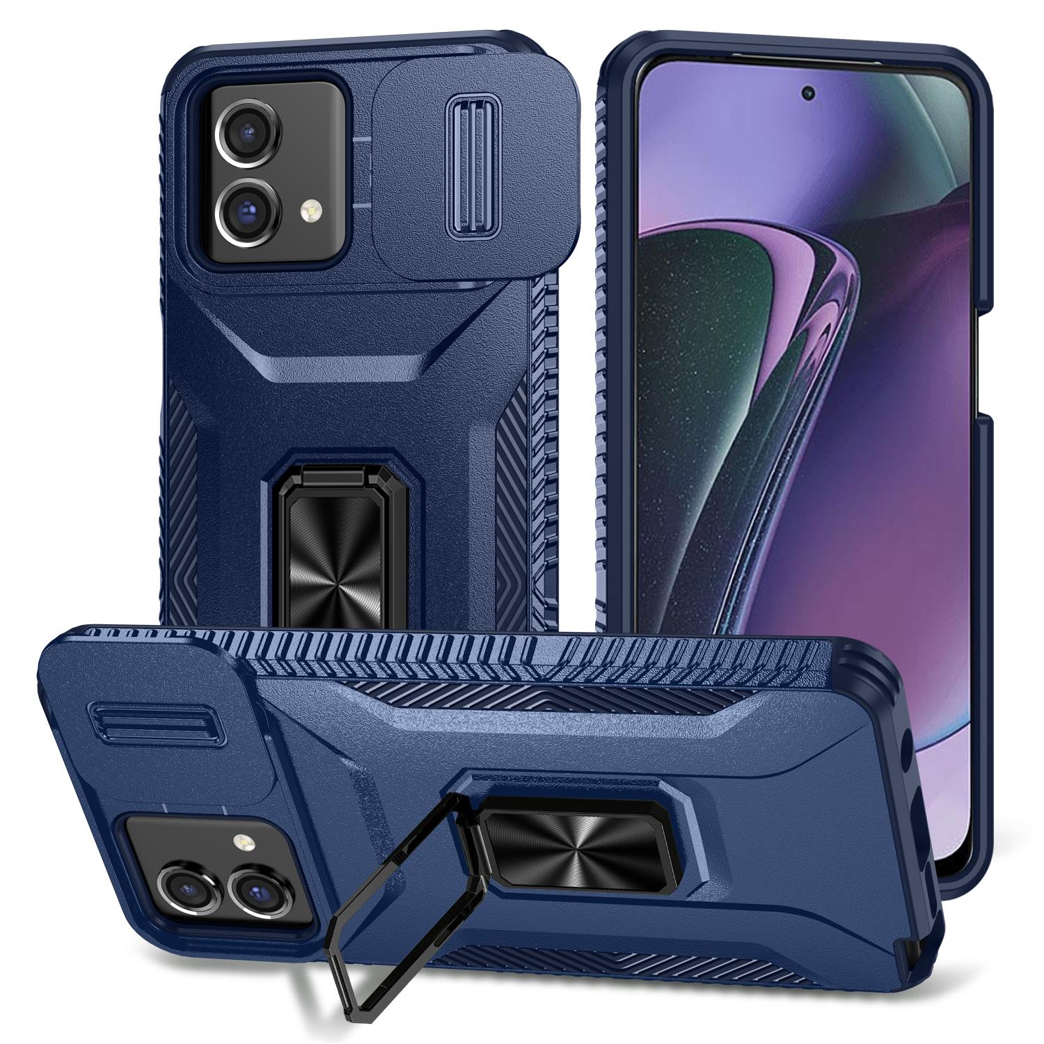

For Motorola Moto G Stylus 5G (2023) Case Camshield Kickstand TPU+PC Anti-Slip Phone Cover G