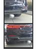 BMW 7er (2019-2021) Doppelrohr Schwarz Edelstahl Auspuff Endrohr Abdeckung