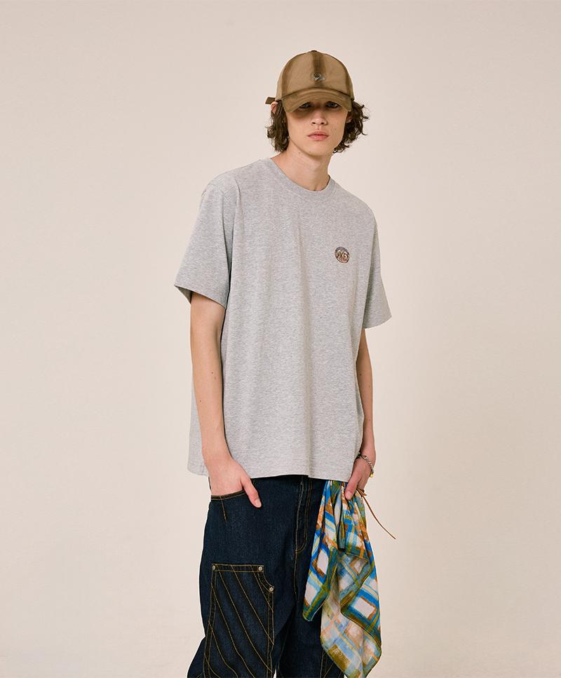 NUUKFITTER Nkft Heavy Cotton T-Shirt [Melange Gray]