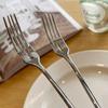 Four Tine Stainless Steel Dessert Fork Silver/gold Fruit Forks Dinner Fork  Afternoon Tea