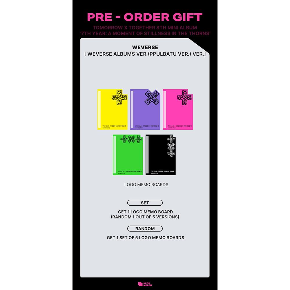 [Vorbestellung] TXT - 7. Jahr: Ein Moment der Stille in den Dornen (PPULBATU Ver.)(Weverse Alben ver.)