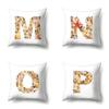 Polyester Pillowcase Automobile Decoration Home 26 English Letter Printed Pillowcase