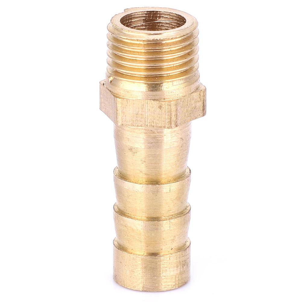 5pcs G1Celsius8 Male Thread Barb Connector Brass Pipe Fitting Connector Joint for Gas Liquid