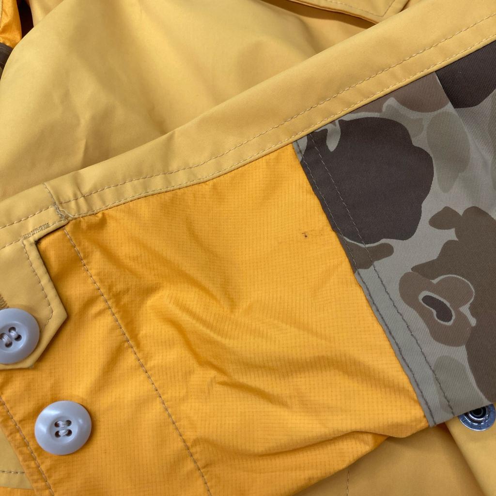JUNYA WATANABE MAN 19 Stainless Steel Yellow Camouflage Shoulder Bag Set Taffeta Nylon Mountain Jacket Jacket XS yellowUsed