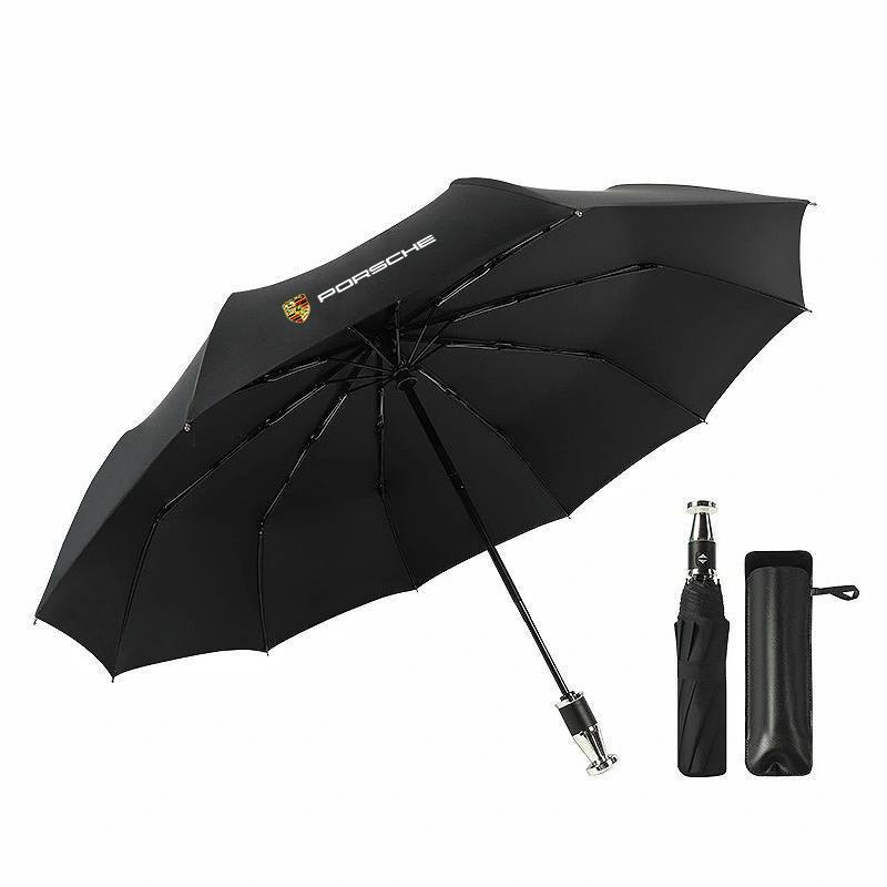 

Upgraded Car Portable Automatic Folding Umbrella For Porsche Boxster Cayman Cayenne 911 Macan Panamera Auto Eemblems Accessories