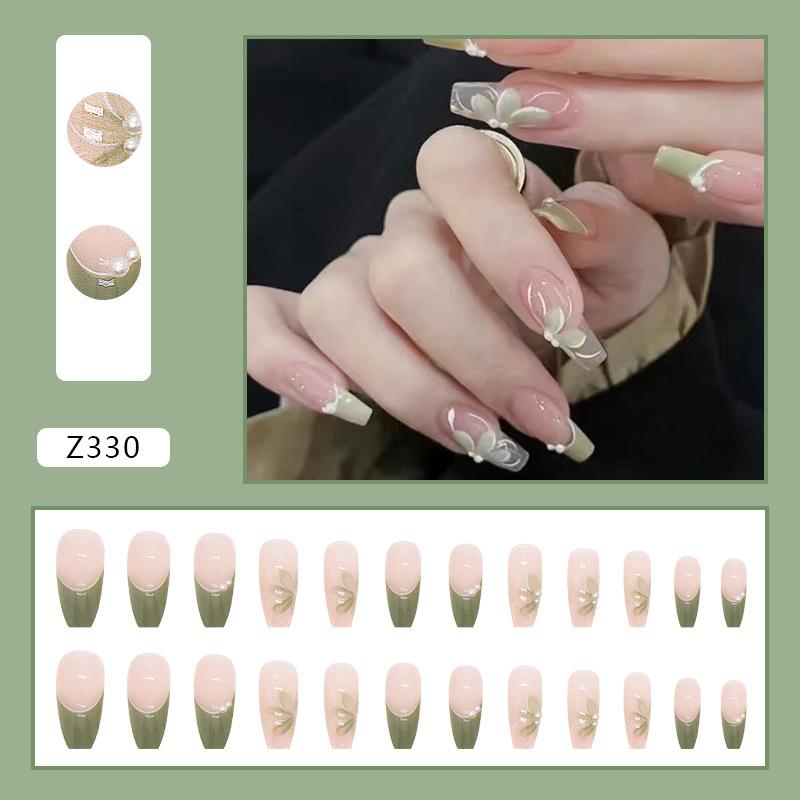 Wear Nail Diamond Small Fresh Three-dimensional Pattern Love Bow Nail Patch Nail Wear Nail Product