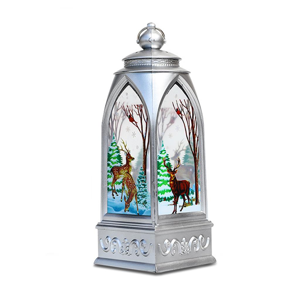 

Санта-Клаус Снеговик Фонарь Свет Веселого Рождества Декор Для Дома Рождественская Елка Украшение Рождественские Подарки Навидад 2021 Новый Год 2022 серебряный