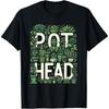 Funny Pot Plants Head Cute Funny Succulent Garden Gardening T-Shirt
