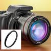 Lens Filter Easy Installation Replacement Filter 37/40.5/43/46/49/52/55/58/62/67/72/77/82mm for Professional Photography