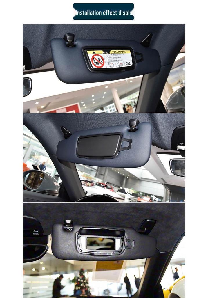 Porsche Carrera Cayman Boxster Sun Visor Makeup Mirror Cover Plate