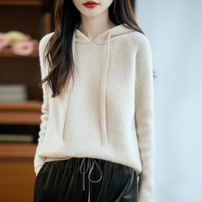 Women's Cashmere Sweater 30% Cashmere 70% Wool Autumn and Winter Pullover Warm and Fashionable