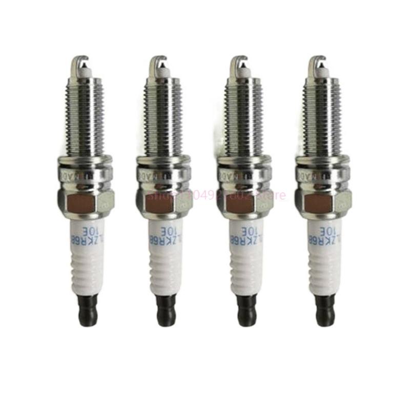 4Pcs 18844-10060 SILKR6C10E Iridium Spark Plug for Fiat 500 PANDA Hyundai I10 I20 I30 KIA CEE`D CEE'D 0.9L 1.0L 1.2L 1.4L