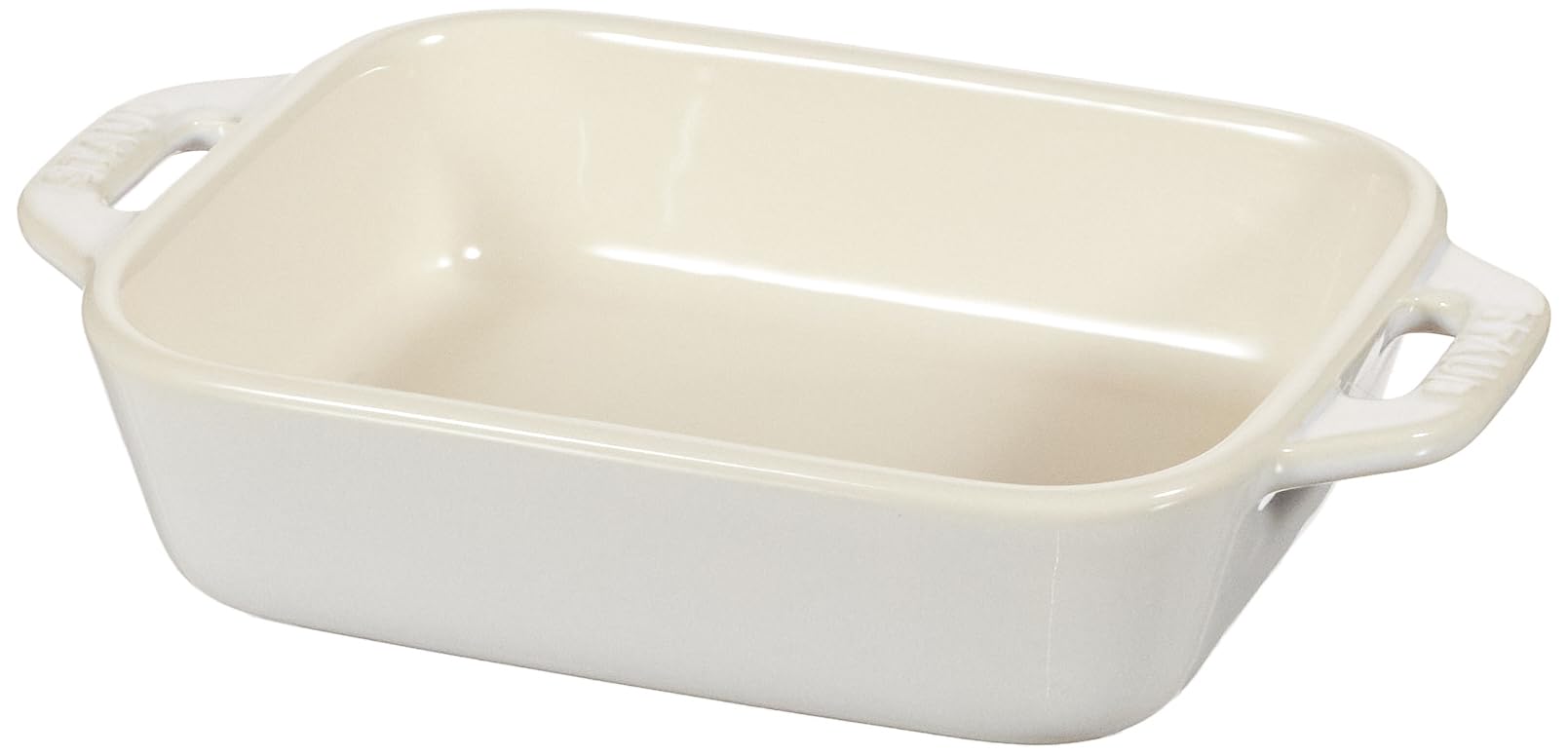 

staub 14 x 11 Ceramic gratin oven and microwave safe Japanese Dish Rectangular dish, ivory, cm dish, [Official product] 40511-879 слонова кістка