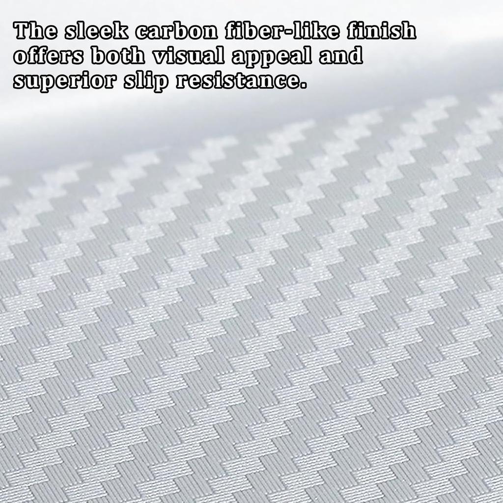 Center Console Wireless Charger Silicone Mat-White-Model 3/Y-Model 3/Y