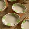 Retro Lily Of The Valley Tableware High Value Octagonal Plate Flat Plate Underglaze Ceramic Bowl Irregular Household Plate Rice Bowl