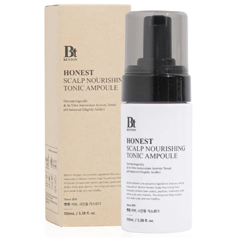 

BENTON Honest Scalp Essence Tonic Ampoule 100mL – Scalp Nourishing & Strengthening Care