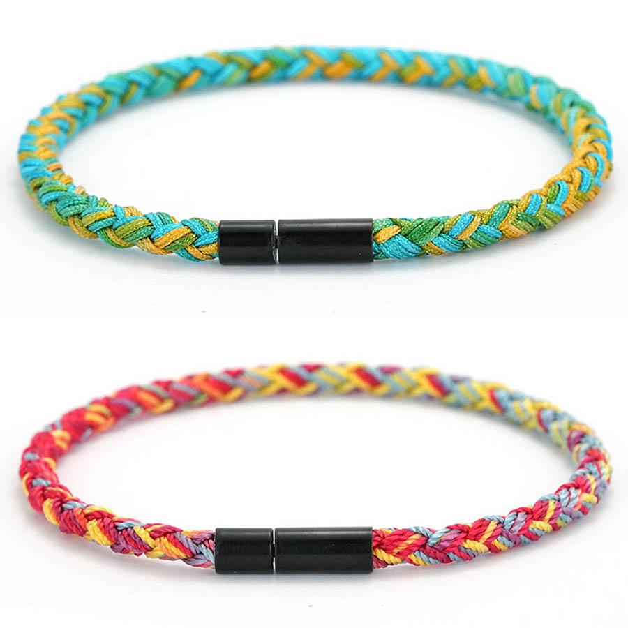 High Quality Ethnic Rope Bracelet Man Women 5 Colors Handmade Weaven Thread Braslet Bangle Pulsera Macrame Friendship Jewelry
