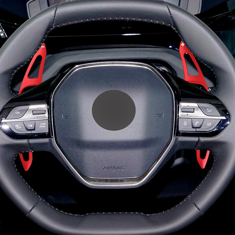 Alloy Shifter Paddles For Peugeot 308 3rd Generation 408 PHEV 2022-2025 SW GT Hybrid Car Steering Wheel Shift Paddle Extension