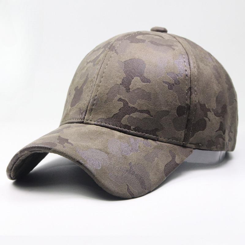 

Шкіряні замшеві PU камуфляжні бейсболки Чоловічі модні весняні капелюшки Snapback Хіп-хоп Кепки унісекс Регульовані брендові повсякденні капелюхи Adjustable зелений