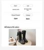 2024 Autumn/Winter New Style Girls Black Fashion Long Boots - Little Girl Bow Korean Version High Leather Boots