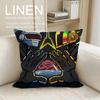 Music Daft Punk Cushion Cover Pillowcase Set Pcs X X Breathable Washable Sofa Cushion Cover