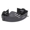 Suction Cup Corner Shower Caddy No Drilling Shelf Aluminum Alloy Organizer Removable Bathroom Storage Rack Triangular 1