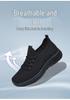 Damen Rutschfeste Weiche Sohle Netzschuhe, Atmungsaktiv Frühling/Herbst Schwarze Arbeitsschuhe
