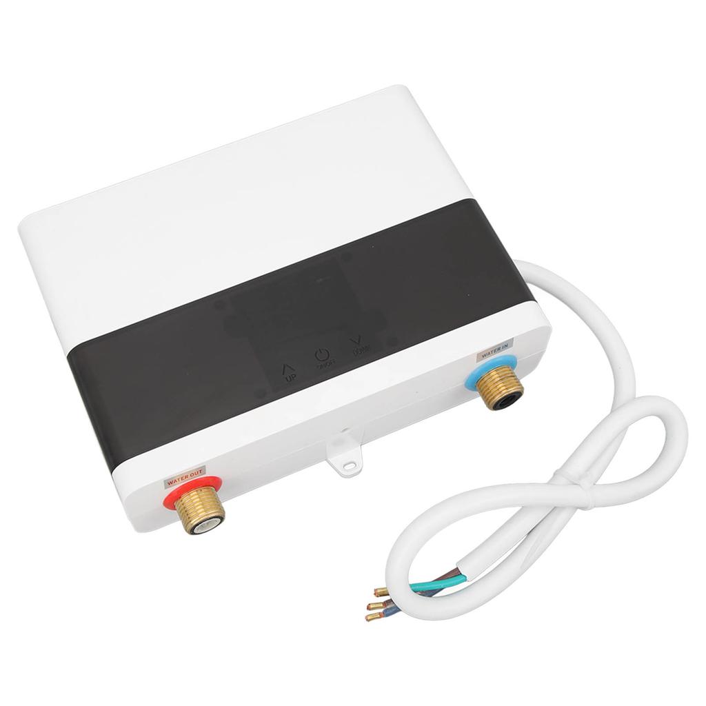 Elektrischer Durchlauferhitzer, 6000 W, für Zuhause, Küche, Badezimmer, Innenbereich, elektrischer Warmwasserbereiter
