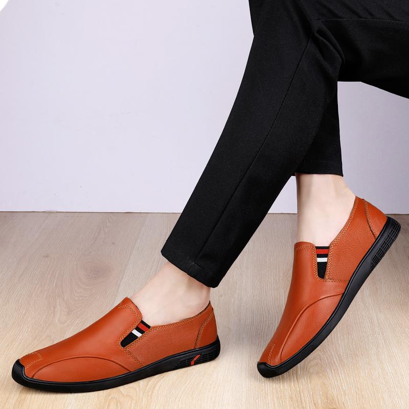 Мужская повседневная обувь из натуральной кожи — фото 3