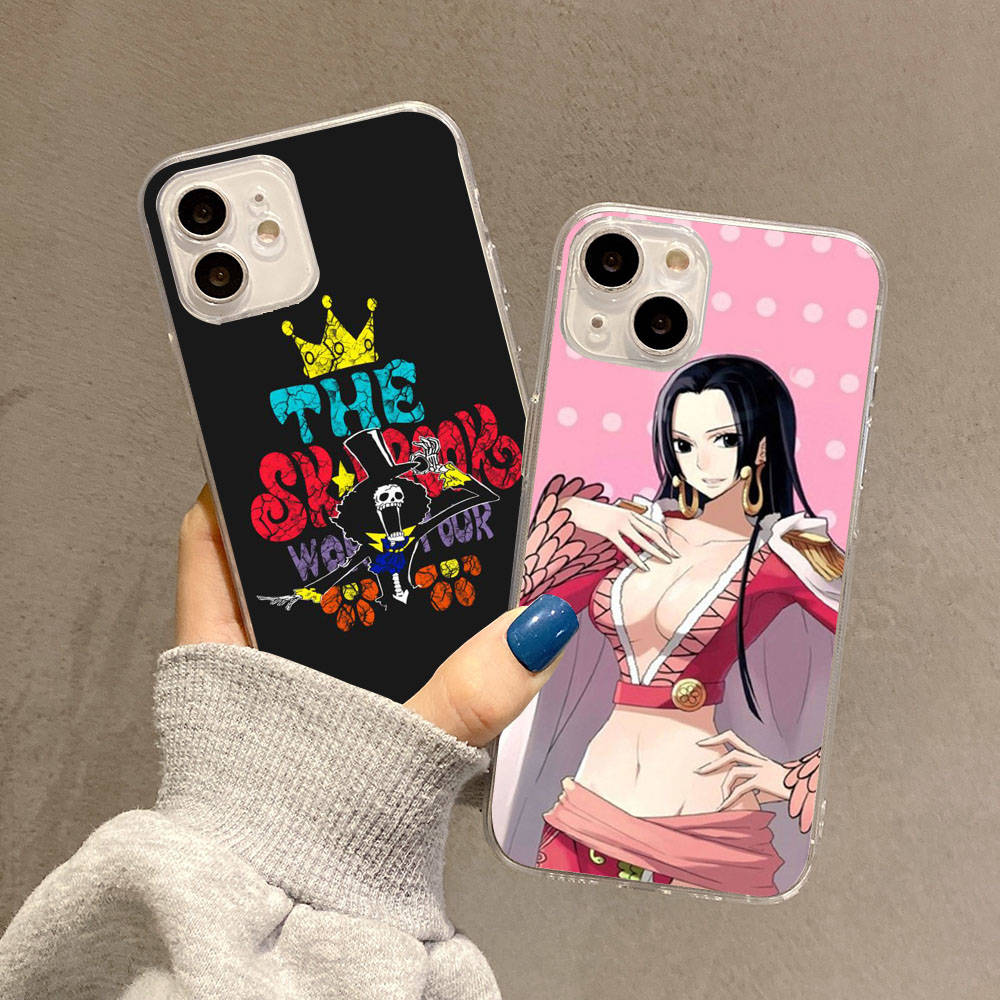 Case for Samsung A04 A14 A23 A34 A54 M23 M33 M52 M53 Realme 10 9 C30S C35 C55 VIVO Y02S Y21 Y51 X80 Pro Transparent Cover WI58 One Piece Member