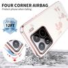 KADEM For Xiaomi 15S Pro Case Flower Rhinestone Decor TPU Phone Cover