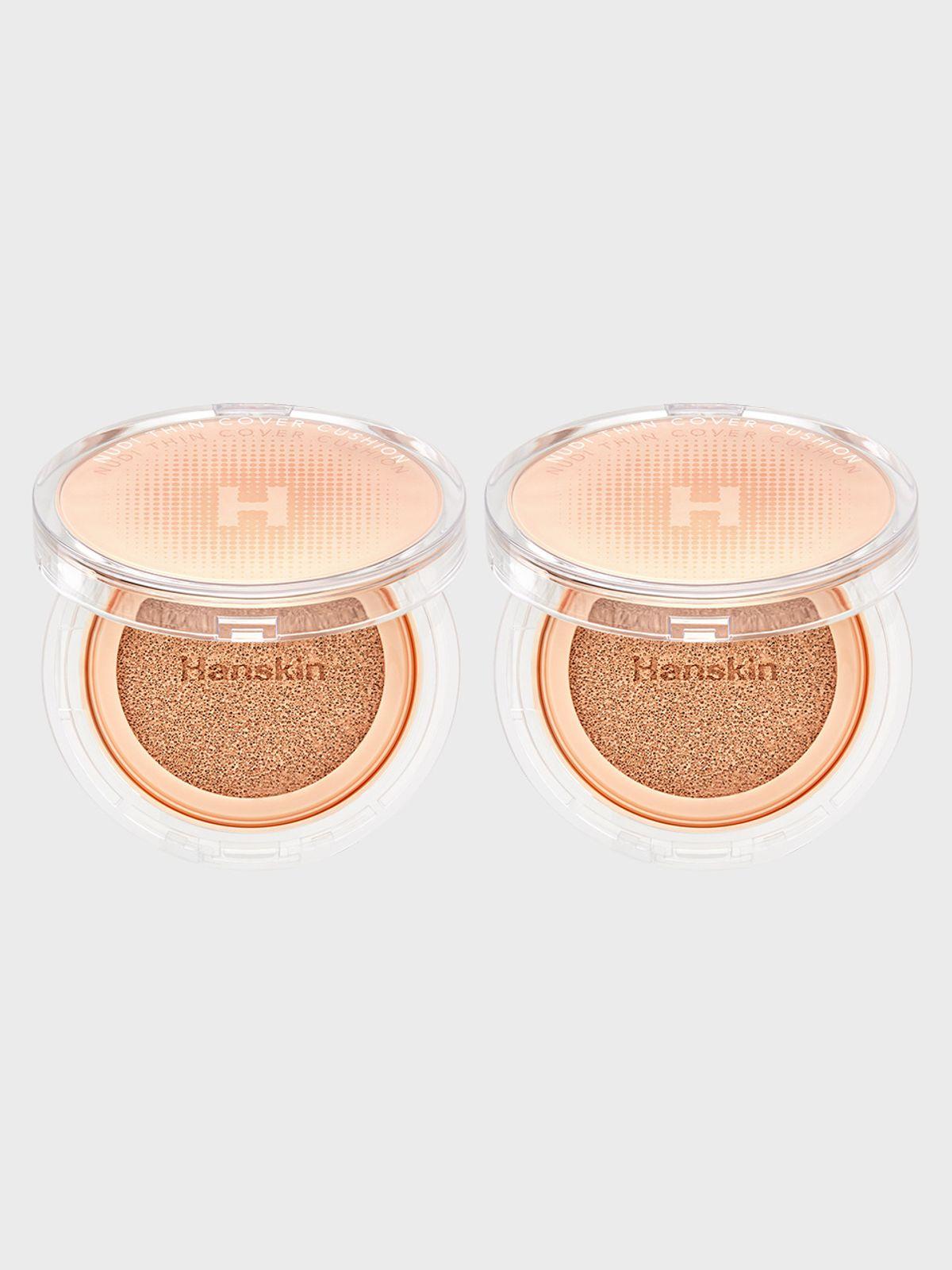 Nudy Thin Cover Cushion 12g SPF50+ PA+++ 2 Pieces (Choose 1 from Pure Cream / Pure Beige) No. 1 Pure Cream 2pcs_[B0010769]