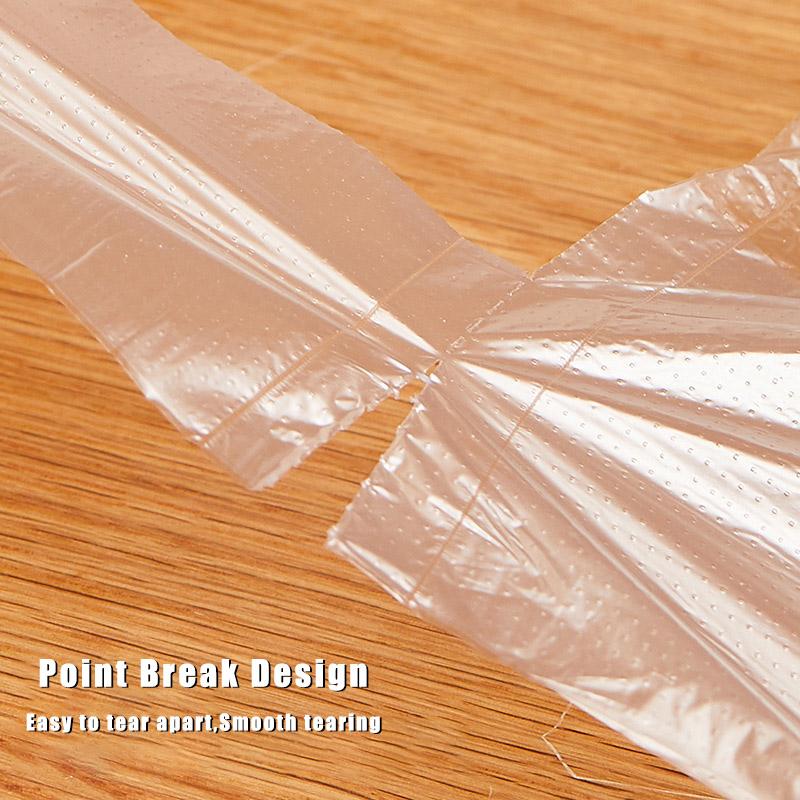 100PCS 3 Sizes Food Storage Bags with Handle Keep Fresh Transpare Roll Fresh-keeping Plastic Bags of Vacuum Food Saver Bag