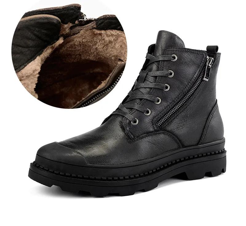 Кожаные ботинки для мужчин — фото 7